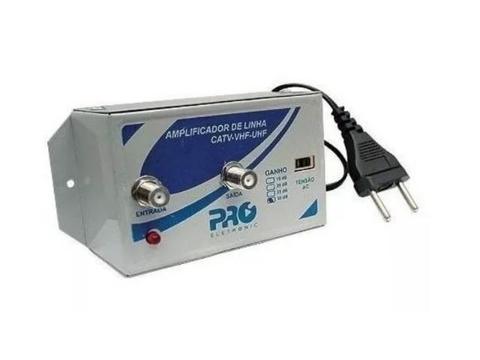 Amplificador 30db Pqal-3000 Proeletronic Digital Uhf E Catv