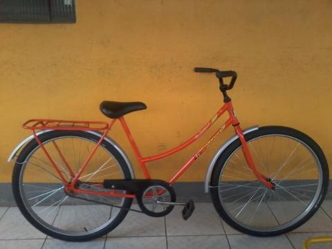 Bicicleta monark antiga laranja/preta metalico leia o anuncio