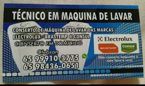 Técnico em Máquina de Lavar - passo cartão