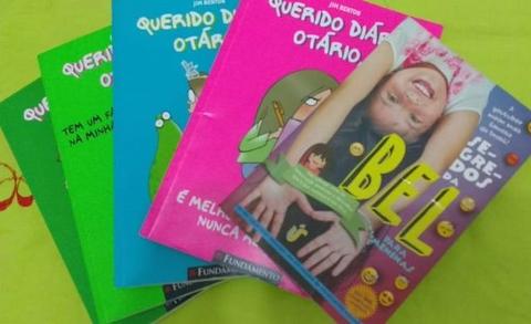 Kit Com 4 Livros Querido Diário Otário+ Bride Bel Para Meninas