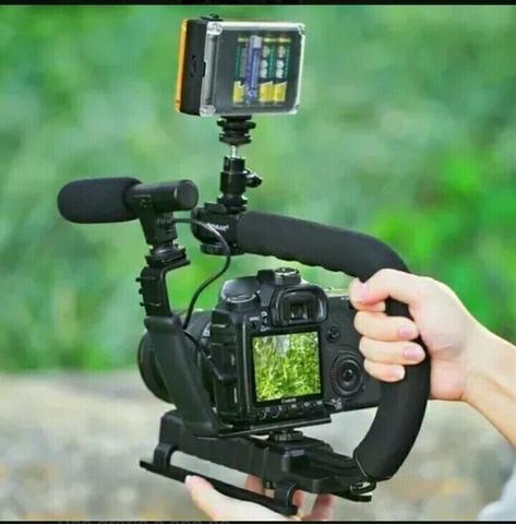 Suporte De Mão Estabilizador Camera Smartphone Go Pro Dslr