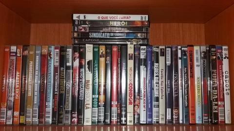 42 filmes. DVDs originais. Vários gêneros. Drama, comédia, terror, clássicos etc