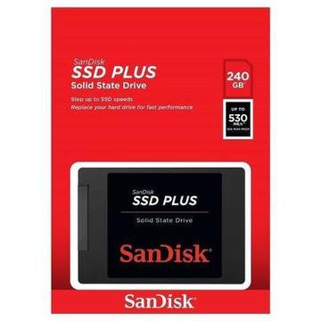 Ssd Sandisk Plus 240gb 520mbs Sata 3 Nb E Pc