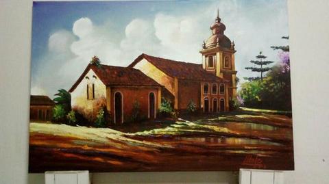 Tela pintada Igreja Duque de Caxias - MA