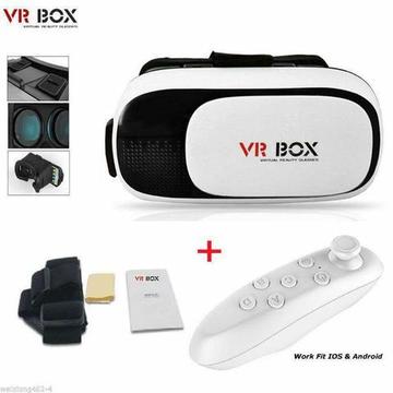 Oculos de realidade virtual 3D c/ controle joistick (entrega gratis)