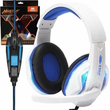 Headset Gamer Led Omnidirecional Knup Kp-397 - Ps4 Xbox On PC Notebook