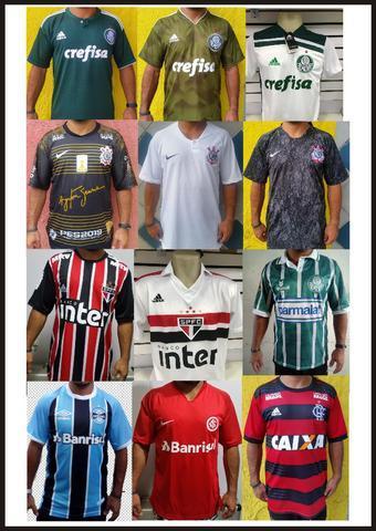 Promoção de Natal-Palmeiras, Corinthians, , Santos, etc -Camisa Oficial 1a Linha