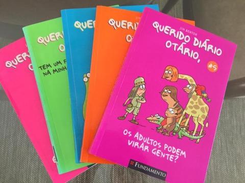 5 livros da coleção Querido Diário Otário semi-novinho!