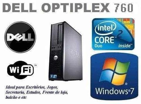 Lote 5 Computador Dell Optiplex 755 Intel Core 4gb HD 250GB Wi-Fi Nota Fiscal - Entregamos
