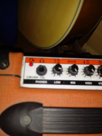 Cubo de guitarra orange crush 12L 12w Novo