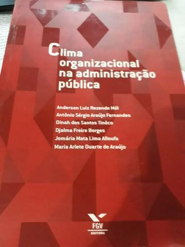 Livro: Clima Organizacional na Administração Pública