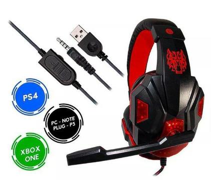 Fone Headset Xbox One, Ps3, Ps4 Gamer 7.1 Pro Original