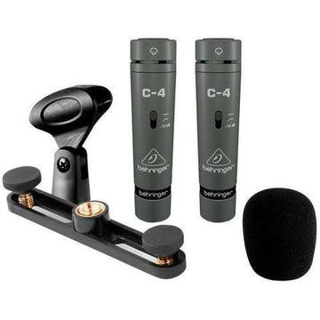 Microfones - Behringer C-4 - Novo ( kit com 2 microfones )