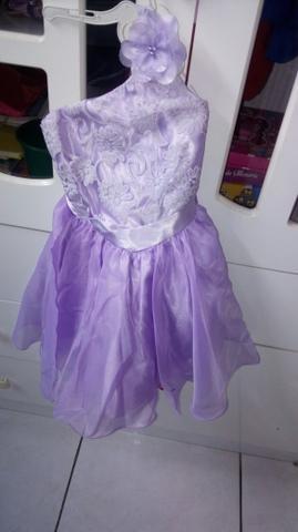 Vestido de festa lilás