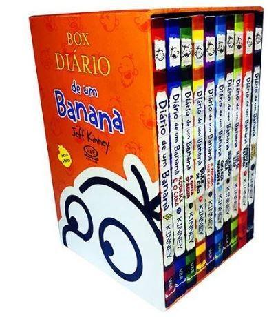 Box Diário de um banana - Volumes do 1 ao 10-Produto sem detalhes. impecável