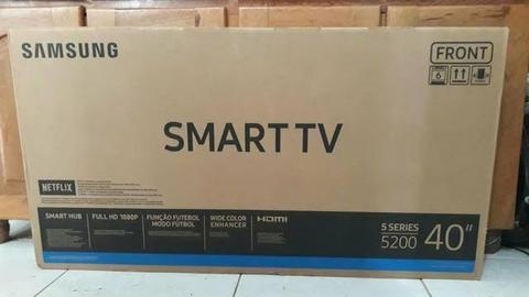 Oferta smart TV 40 na caixa modelo novo zerada toda os plásticos