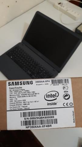 Notebook Samsung Expert X55 novíssimo + brindes