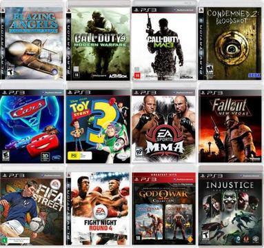 Jogos para PlayStation 3, Originais sem arranhões, R$50,00 Cada