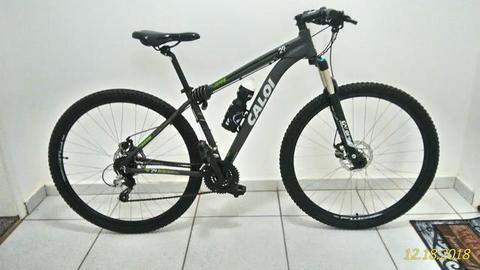 Caloi 29 +cadeirinha+2cap+suporte de transporte