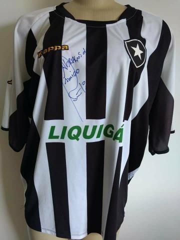 Camisa Botafogo autografada Túlio Maravilha