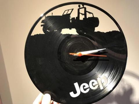 RELOGIO parede vinil Jeep