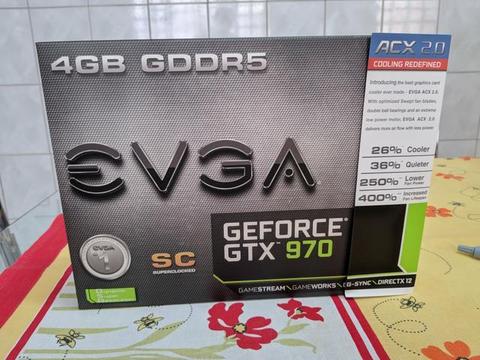 Placa de vídeo Nvidia EVGA GTX 970 SC 4GB GDDR5