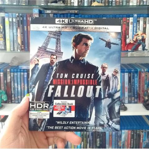Blu-ray 4K ultra HD missão impossível efeito Fallout