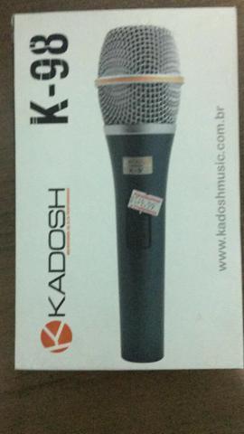 Microfone Kadosh K-98 Nunca usado novo na caixa