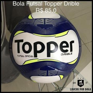 Bola Futsal Topper Drible Azul
