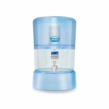 Filtro De Água Purificador Doméstico Cristal Stéfani Com Vela Tripla Ação 8 Litros