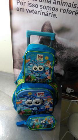 Kit bolsa escolar bob zoom