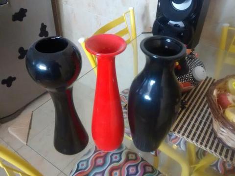 Trio de vasos para sua decoração