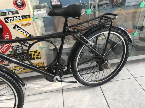 Bicicleta aro 26 barra forte aro aero catraca Shimano