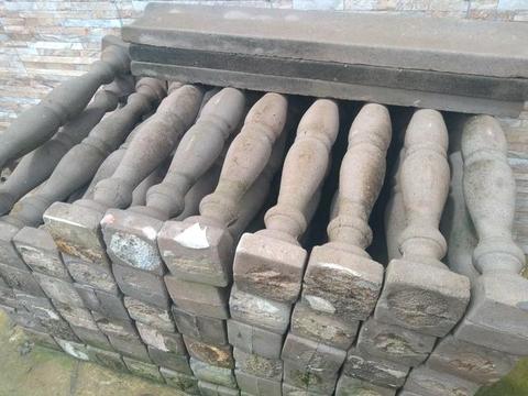 Alabastros 80 cm de concreto, 58 peças - retirada em Sobradinho