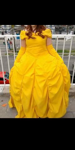 Vestido da princesa Bela Disney