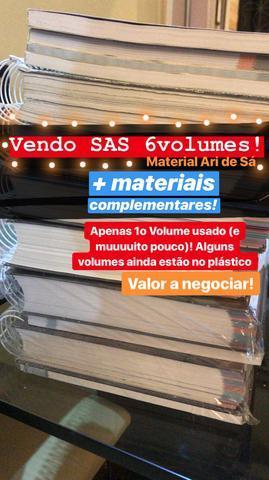 LIVROS ARI DE SÁ 2018 (SAS)- apenas 1o livro usado, alguns volumes no plástico