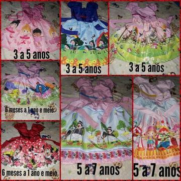 Vestido infantil temático últimos