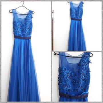 Vestido Azul Royal