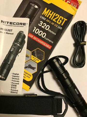 Lanterna Nitecore mh12gt 1000 lumens tatica