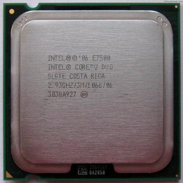 Processador Intel Core2 Duo E7500 2.93GHz LGA 775 2 Núcleos Reais