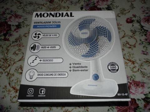 Mondial O melhor Ventilador de mesa 30cm 4 pás 110v novo na caixa em P.Alegre-rs