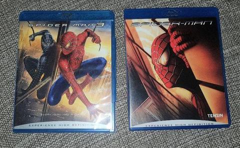 Homem Aranha 1 E 3 Spider Man Blu Ray Filmes