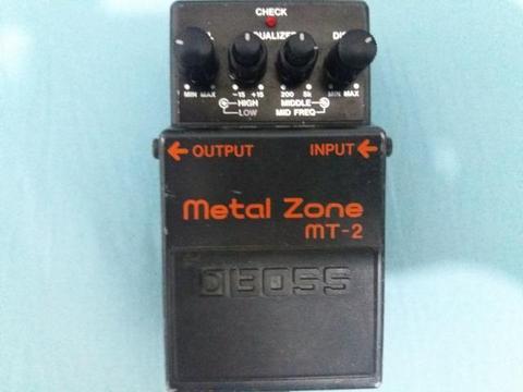 Boss MT-2 Metal Zone Sem Choro