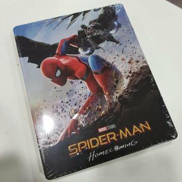 Steelbook do Filme Homem Aranha De Volta ao Lar- Universo Marvel em blu-ray 3D