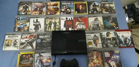 PS3 com 28 jogos por apenas R$750.00