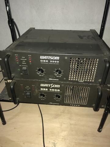 Amplificador Wattson DBK 3000 e DBS 3000