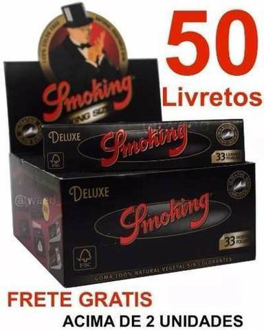 Caixa Smoking Preta Kingsize (grandes) 50 Livretos Entrega Gratuita Poa, Sinos e Paranhana