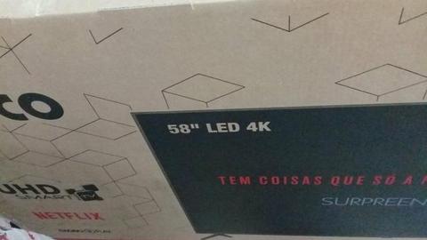 Philco Led 58 4K nova na caixa