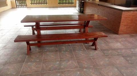 Mesa de Pau Brasil maciça relíquia
