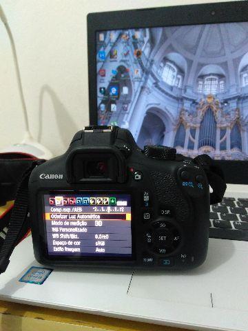 Pra hoje Canon T6 + duas lentes